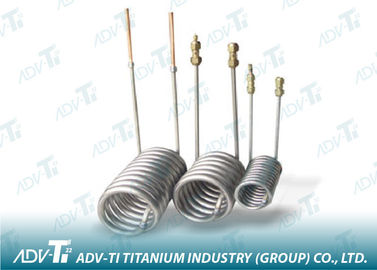Το άνευ ραφής τιτάνιο σωλήνων GR2 ASTM τιτανίου cOem Gr1 B862 ένωσε στενά το σωλήνα για τους ανταλλάκτες θερμότητας